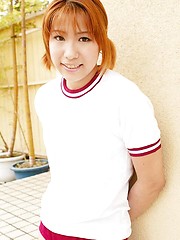 Naughty Yuri likes getting dressed in her sailor suit