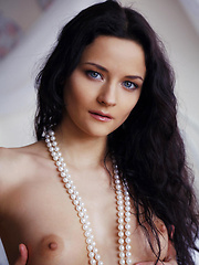 Aside from her magnificent gorgeous   physique, Ardelia captures our attention   with her powerful gaze and alluring   beauty.