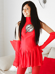 Catie Minx becomes The Flash a sexy superhero for Generation XXX