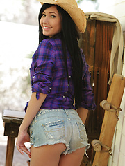 Saddle up boys! Cowgirl Catie Minx is looking for something big to ride tonight!