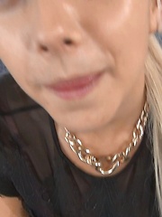 Sweet amateurs picked up and fucked hard in public